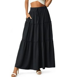 スカート drawstring ribbon tiered skirt pants drawstring ribbon tiered skirt