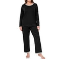 thumbnail image 1 of Cueply Womens Plus Size Pajamas Long Sleeve Pjs Sets Loungewear Sleepwear 1X-4X, 1 of 7