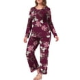 Cueply Womens Plus Size Pajamas Long Sleeve Pjs Sets Loungewear