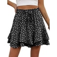 thumbnail image 1 of Cueply Womens Shorts Flowy Mini Tennis Skirt Ruffle Tiered Skorts Running Workout Sports Shorts, 1 of 6