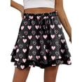 thumbnail image 1 of Cueply Womens Shorts Flowy Mini Tennis Skirt Ruffle Tiered Skorts Running Workout Sports Shorts, 1 of 6