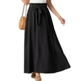 thumbnail image 1 of Cueply Skirts for Women Summer Long Maxi Skirt Elastic High Waist Tie Fashion Beach Dress with Pockets, 1 of 6