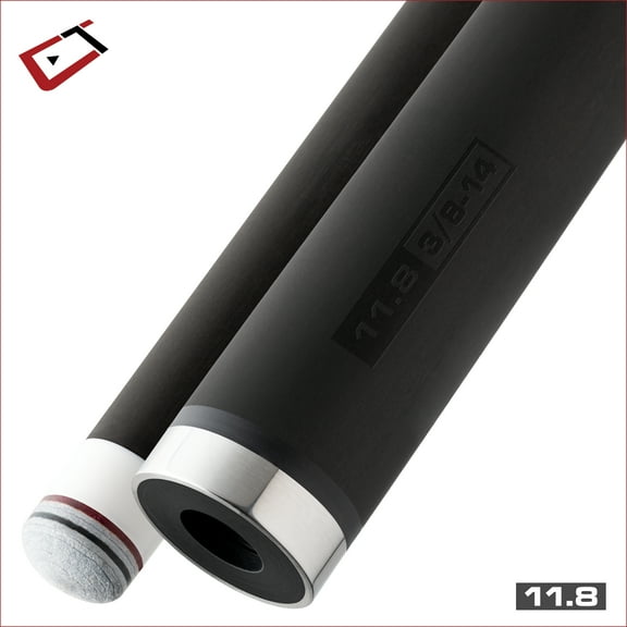 Cuetec Cynergy CT-15K 11.8mm Carbon Fiber Low Deflection Pool Cue Shaft - 3/8 x 14 (20.0mm Joint)