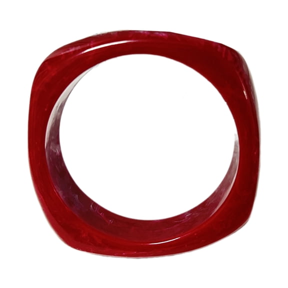 Cuff Bangle Colorful Geometric Thick Resin Jewelry Gift For Women Girls Lightweight Wrist Accessories