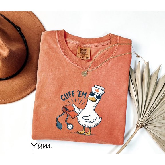 Cuff Em Funny Goose Er Rn Practitioner Appreciation T-Shirt