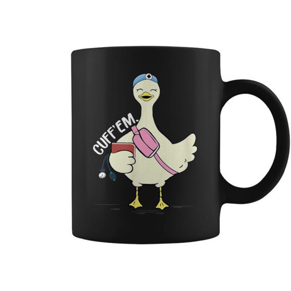 Cuff Em Silly Goose Meme Goose Er Nurse Coffee Mugs