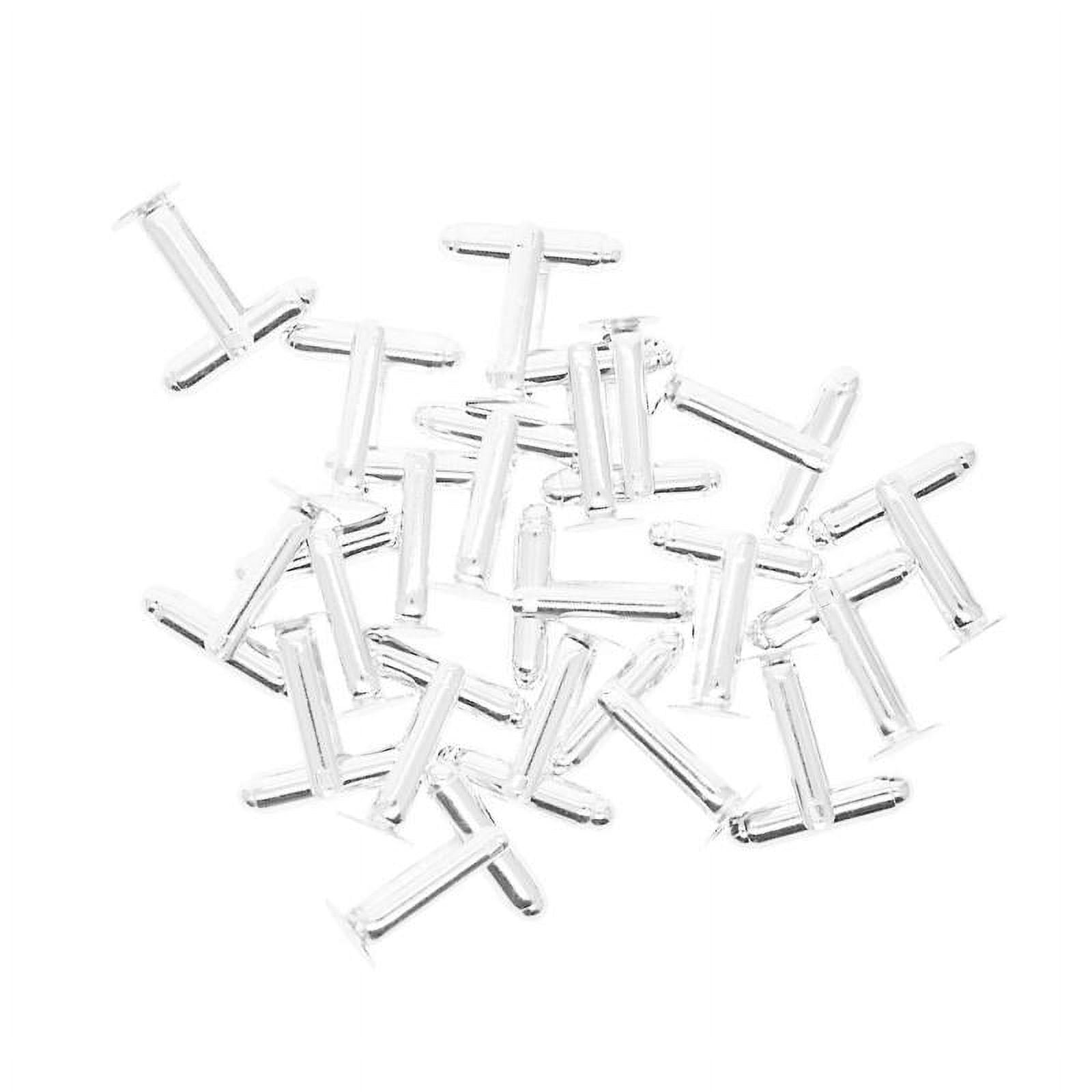 Cuff Links 20 (10 pairs) 8mm Glue Pads White Plated Make Your