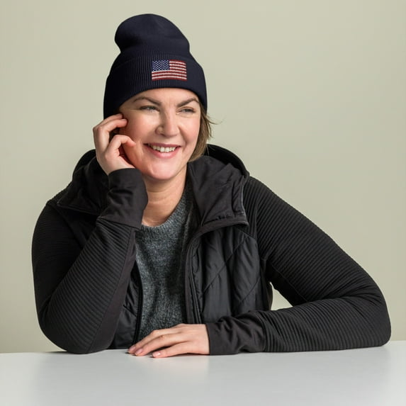 Cuffed Beanie (Navy)