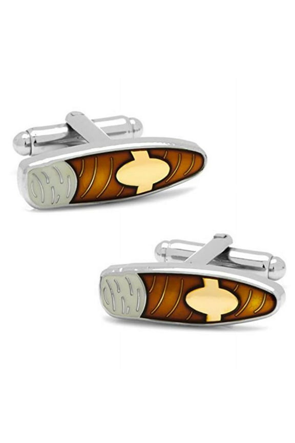 Cufflinks CC-CIG-SL Cigar Cufflinks, Silver