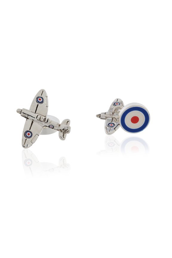Cufflinks Depot Spitfire + Roundel On Chain