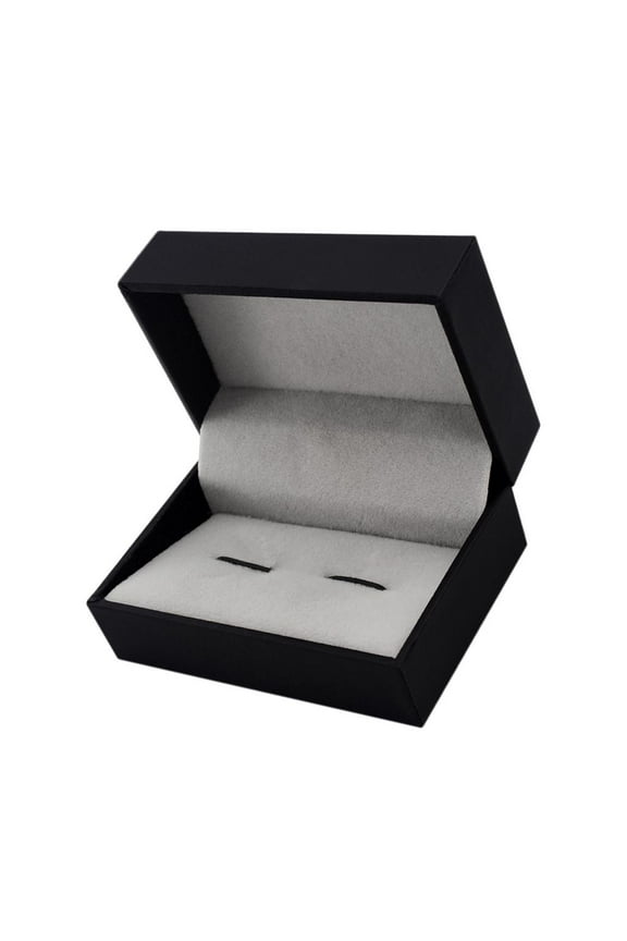 Cufflinks Holder Storage Mens Jewelry Gift Display Box Case Black