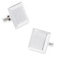 thumbnail image 1 of Stainless Steel Beveled Edge Engravable Square Cufflinks, 1 of 2