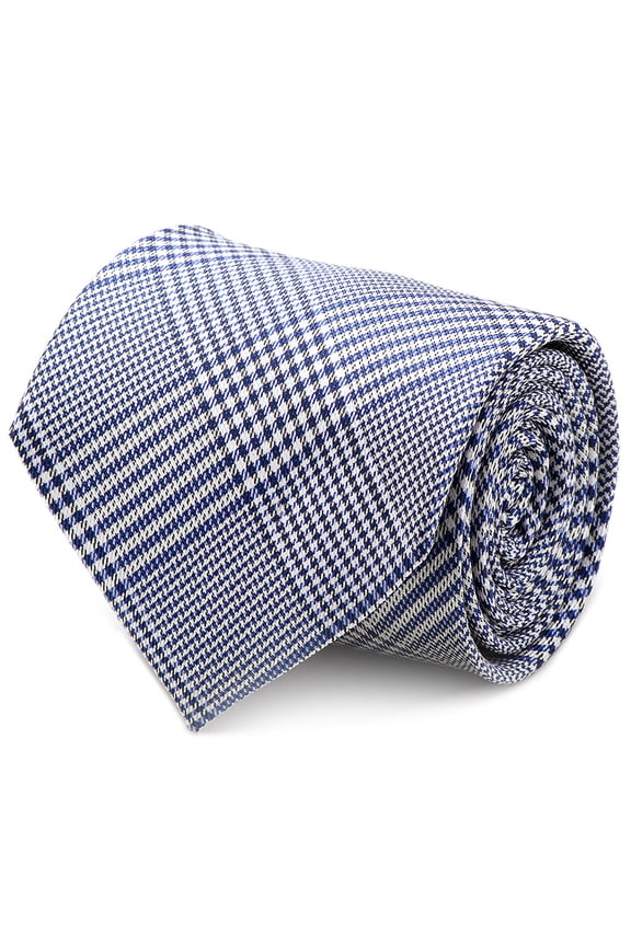 Blue Glen Plaid Silk Tie