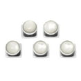 thumbnail image 1 of Cufflinks OB-MOP-ST White MOP Studs, Silver, 1 of 6
