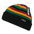 thumbnail image 1 of Cuglog Beanies Rasta Sailor Striped Knit 3 Tone Skull Caps Hats Ski Warm, 1 of 1