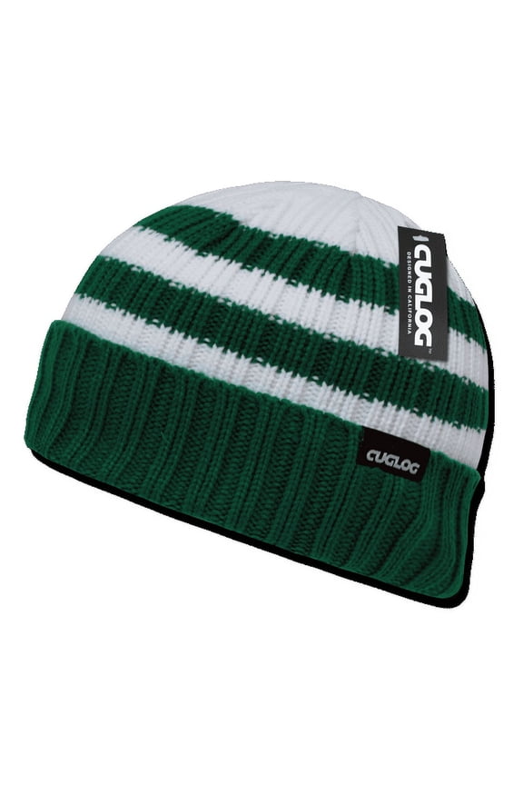Beanies Beany For Men Women Sailor Colorful Striped Cuffed Cable Knit Skull Caps Hats Winter
