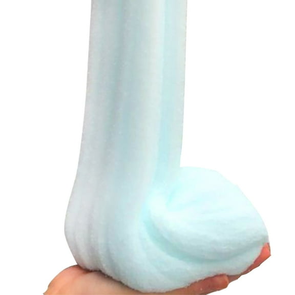 Cuhas 100ml Cotton Candy Cloud Slime Solid Color Swirl Scented Toy