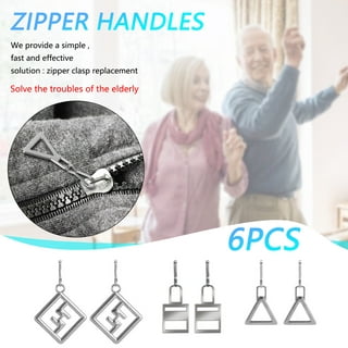 6 Pieces Zipper Pull Replacement Zipper Repair Kit Zipper Slider Pull Tab  Universal Zipper Fixer Metal Zipper Head