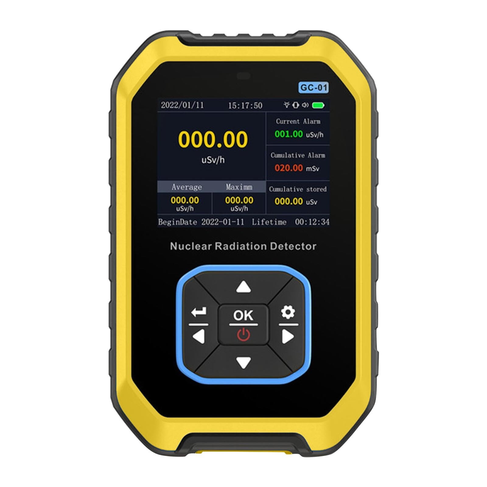 Cuhas Counter Radiation Detector Radiation Dosimeter With LCD Display