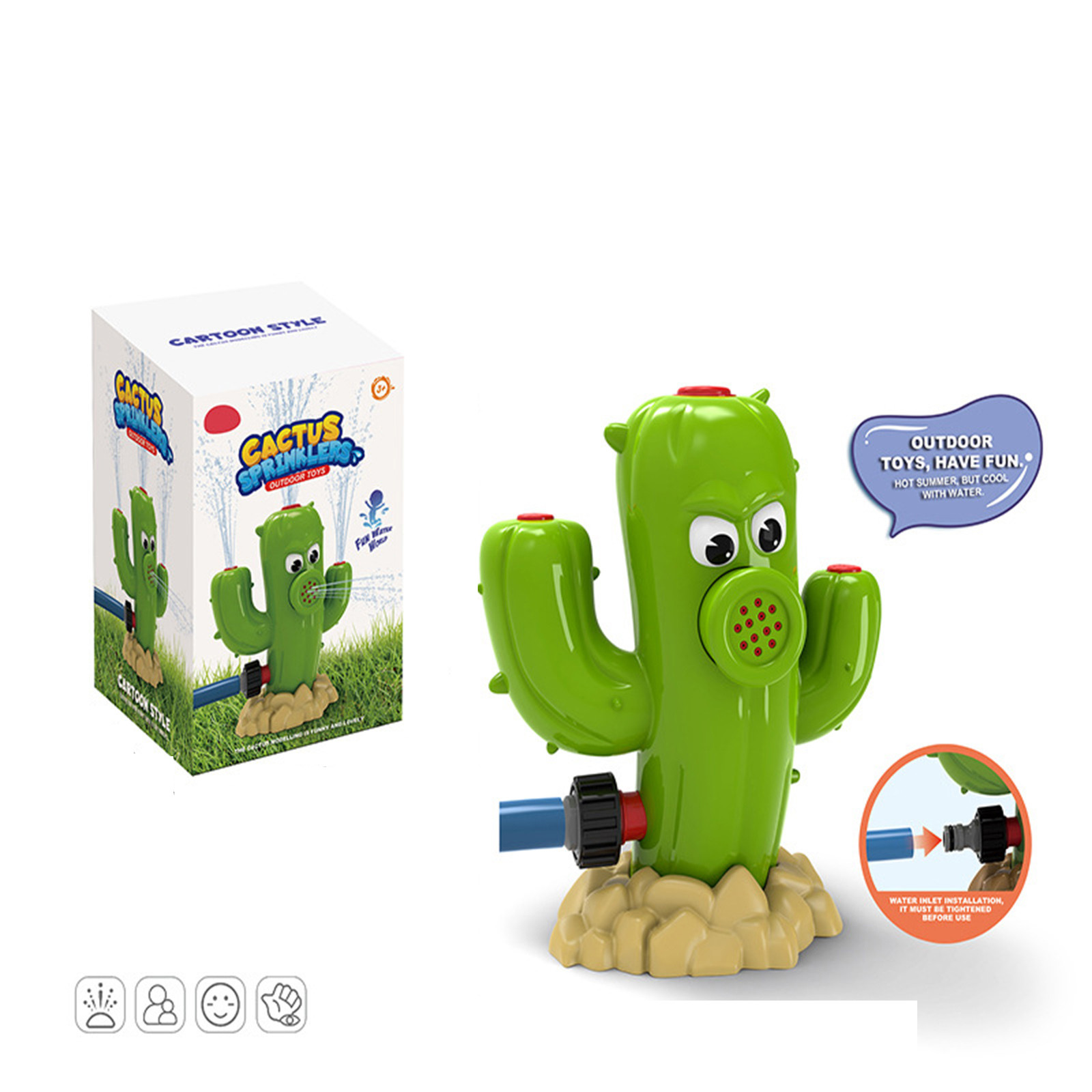 Cuhas New Water Spray Sprinkler Summer Children's Water Spray Outdoor