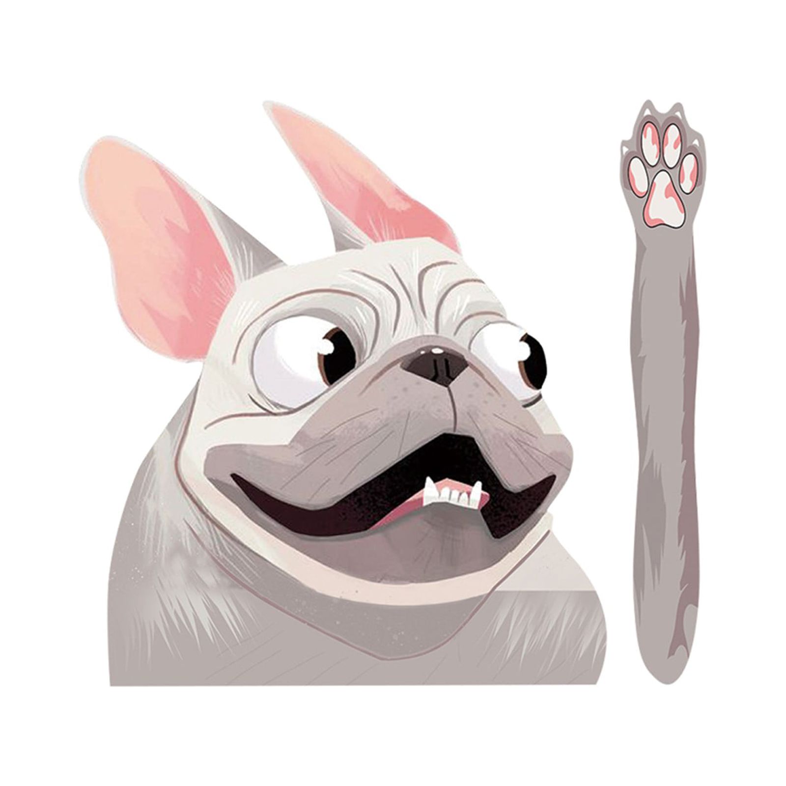 Cuhas Sticker Pet Dog Wiper Sticker Car Rear Window Shaker Arm Sticker
