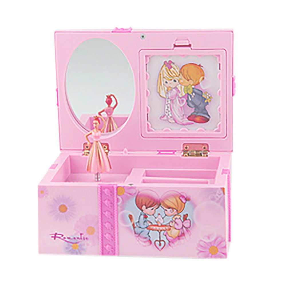 Cuhas Toys Baby Sweet Musical Jewelry Box With Dancing Ballerina Girl