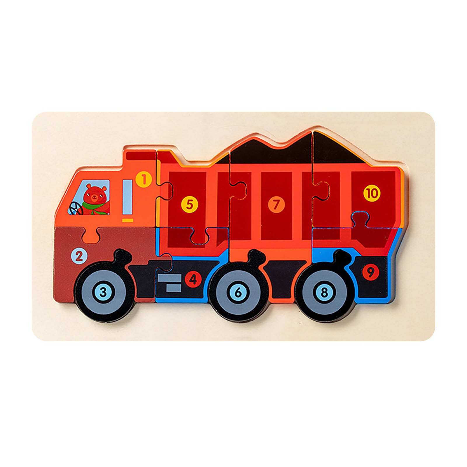 Cuhas Vehicle Shape Wooden Puzzles For Toddlers Cute Wooden Puzzles And
