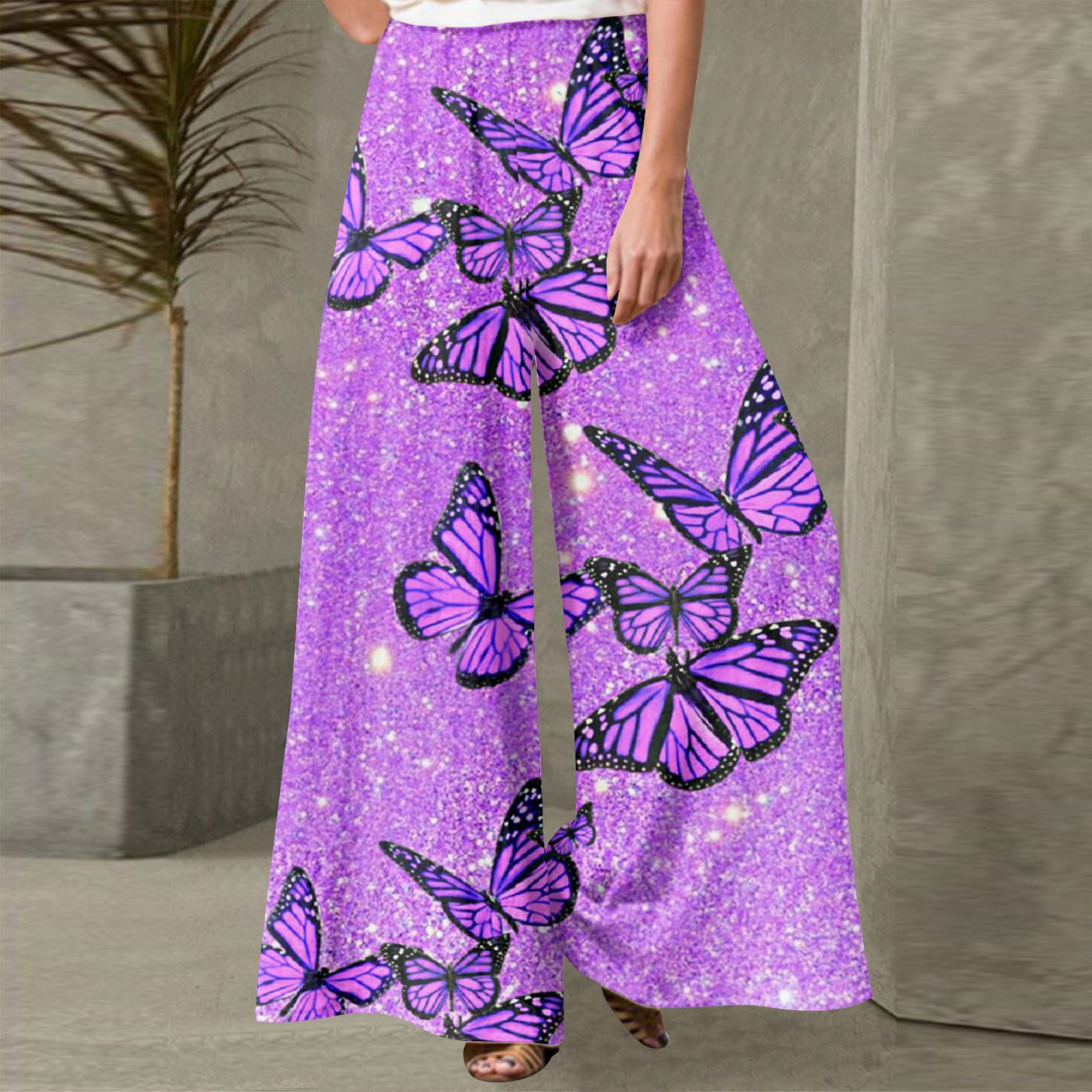 cuhas-womens-fashion-cargo-pants-women-butterfly-print-casual-loose