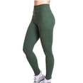 thumbnail image 1 of Cuhas Womens Fashion Cargo Pants Women Solid Color High Waist Stretch Strethcy Fitness Leggings Yoga Plus Size Womens Pants Green S, 1 of 7