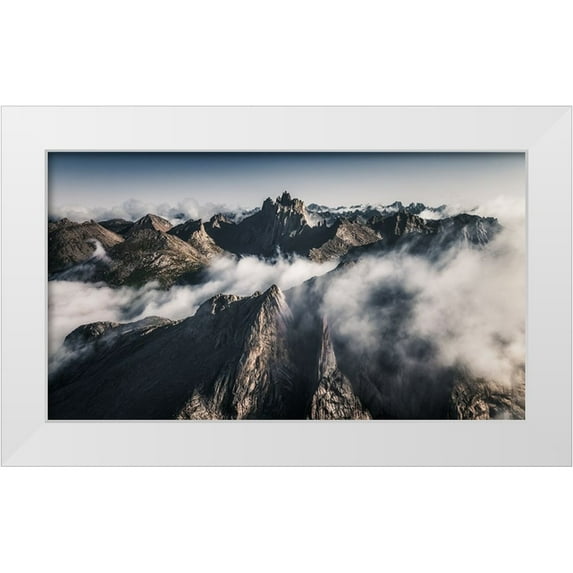 Cui, Yuan 18x12 White Modern Wood Framed Museum Art Print Titled - Blade Throne