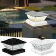 thumbnail image 1 of CuiLiyq 1 Pack Solar Post Cap Lights Outdoor, 5.8" x 5.8" x 3.7" Bright Solar Post Lights Outdoor Waterproof, for Deck Fence Posts Garden Patio Decor (White), 1 of 9
