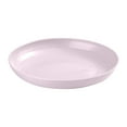 thumbnail image 1 of CuiLiyq 1 Pcs Household Vegetable Plate, 11 Inch Reusable Plastic Plate, Dishwasher and Microwave Safe, for Dinner Dishes Salad Pasta Safe Healthy Dinner Plates Kit, Light Purple, 1 of 3