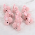 thumbnail image 1 of CuiLiyq 15 Pcs Mini Plush Easter Bunny Animals, Miniature Stuffed Rabbit, Soft Tiny Stuffed Animals Easter Bunnies Plush Rabbit for Easter Basket Stuffers, DIY Holiday Gift (Pink), 1 of 4