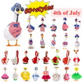 thumbnail image 1 of CuiLiyq 23" Spring Valentines Porch Goose Outfit, Colorful Skirt Costume for Cement Goose Statue, Festive Outdoor Decor for Yard, Lawn, Patio and Porch Display (E), 1 of 9