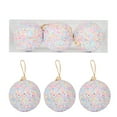 thumbnail image 1 of CuiLiyq 3 PCS Christmas Tree Decoration Ball Set, 3.15 Inch Macaron Christmas Ball, Plastic Xmas Decorative Hanging Ornaments for Indoor Outdoor Home Holiday Wedding Party Decoration (Multicolor), 1 of 6