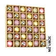 thumbnail image 1 of CuiLiyq 36 Count Small Christmas Ornaments Balls, Mini Ornaments for Mini Christmas Tree, Valentine Tree Decorative Hanging Bulbs Ball for Xmas Outdoor Party Decorations, 1 of 5