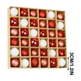 thumbnail image 1 of CuiLiyq 36 Count Small Christmas Ornaments Balls, Mini Ornaments for Mini Christmas Tree, Valentine Tree Decorative Hanging Bulbs Ball for Xmas Outdoor Party Decorations, 1 of 5