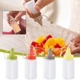 thumbnail image 1 of CuiLiyq 4 Pcs Mini Jam Squeeze Bottle Jar, Sauce Seasoning Box with Lid, Squeeze Bottle Portable Kitchen Easy Clean Spices Storage Container (Gray), 1 of 6