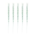 thumbnail image 1 of CuiLiyq 5 PCS Christmas Artificial Glitter Berry Stalk Decorations, 39.4 Inch Faux Stick Floral Pick Centerpiece Bouquet Flower, for Tree Wreath Xmas Ornaments Home (Green), 1 of 6