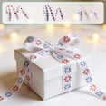 thumbnail image 1 of CuiLiyq 5 Yards Patriotic Ribbon, 4th of July Ribbon 0.39" Wide Red White Blue Grosgrain Ribbon, Patriotic Hearts Stars Fabric Ribbon for Gift Wrapping DIY Crafts, 1 of 6