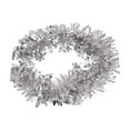 thumbnail image 1 of CuiLiyq 6.56 Ft Christmas Tinsel Garland for Xmas Tree, Shiny Metallic Twist Garland with Snowflakes, Glitter Streamers Hanging Decoration for Mantle Staircase Railing Holiday Party (Silver), 1 of 8