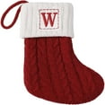 thumbnail image 1 of CuiLiyq 7.1 Inches Christmas Stockings, Red Velvet with White Super Soft Plush Cuff, for Family Holiday Decorations and Xmas Tree Fireplace(Letter V), 1 of 2