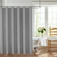 thumbnail image 1 of CuiLiyq 70 Inch Plastic Shower Curtain, Water Repellent Liner for Bathroom, Hotel, Sturdy and Flexible, Solid Color, Easy Clean, Rust Proof, 70.8" x 70.8", Gray, 1 of 6