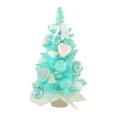 thumbnail image 1 of CuiLiyq Artificial Christmas Tree, 17.7 Inch Blue Tabletop Christmas Tree with Stand, for Party Supplies Indoor Outdoor Holiday Decoration (Blue), 1 of 6