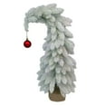 thumbnail image 1 of CuiLiyq Artificial Crooked Neck Christmas Tree, Halloween Christmas Tree, Fake Pine Needles Xmas Tree For Home Use, Christmas Holiday Parties Decoration (White), 1 of 5