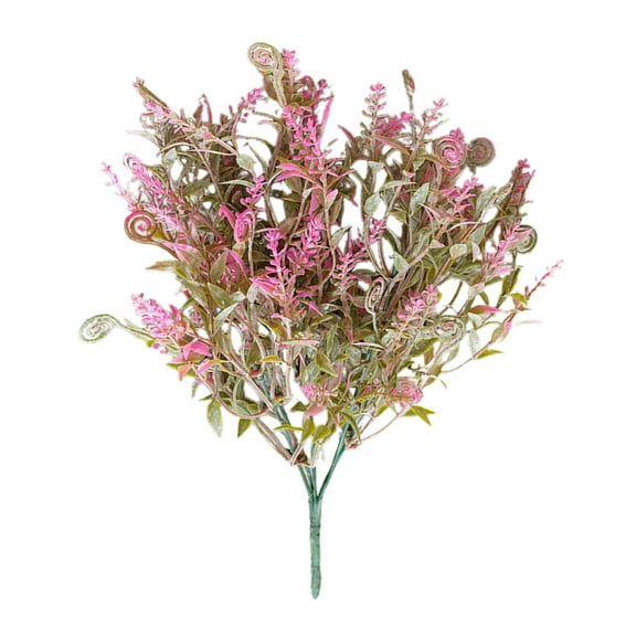 CuiLiyq Artificial Flower for Home Decoration, 14.3 Inch Greenery Spring Flower Picks for Vase Bouquets Floral Arrangement Farmhouse Wedding Dining Table Fireplace Decor (Hot Pink)