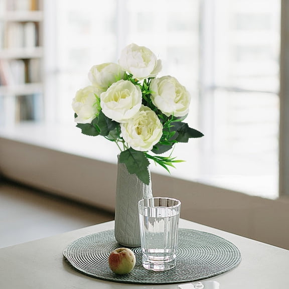 CuiLiyq Artificial Flower Stems for Home Decor, 1 Pcs Fake Floral Branches for Vase Centerpiece Table Runner Wedding Garden Decoration, for Wedding Home Living Room Autumn Decor (I)