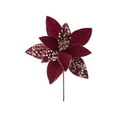 thumbnail image 1 of CuiLiyq Artificial Flowers Christmas Decorations, Large Glitter Poinsettia Faux Flowers Velvet Artificial Flower, for Xmas Tree Party Wedding Holiday Ornaments, 1 of 6