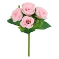 thumbnail image 1 of CuiLiyq Artificial Flowers Dusty Ros Flowers for DIY Wedding Bridal Bouquets Pink Fake Rose Flowers Combo Centerpieces Arrangements Party Baby Showers Home Cake Decorations, 1 of 5