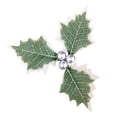 thumbnail image 1 of CuiLiyq Artificial Holly Berries with Green Leaves, 20 PCS Holly Berry Flowers for Christmas Tree Wreath Arrangement Decorations, for Crafts Gifts Wedding Party Decorations (Silver), 1 of 6